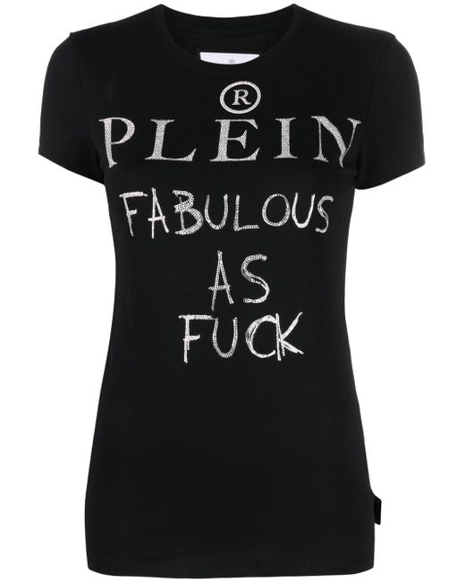 Philipp Plein Sexy Pure rhinestone-embellished T-shirt