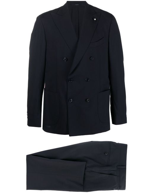 Lardini double-breasted two-piece suit