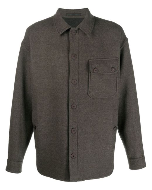 Giorgio Armani fitted button-up overshirt