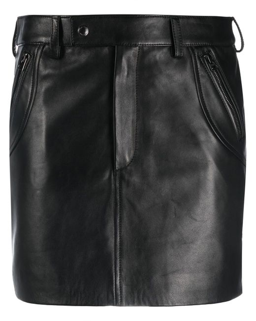 Tom Ford high-waisted leather miniskirt