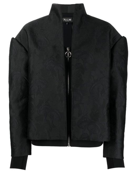 Del Core zip-fastening long-sleeve jacket