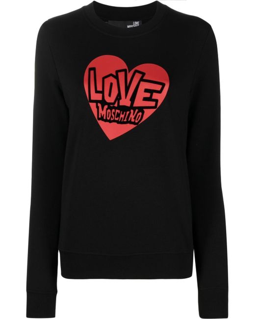 Love Moschino logo-print sweatshirt