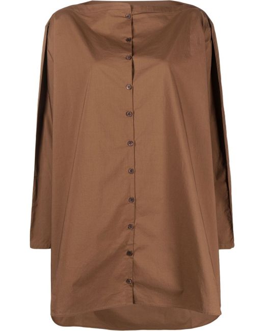 Totême button-down fastening dress