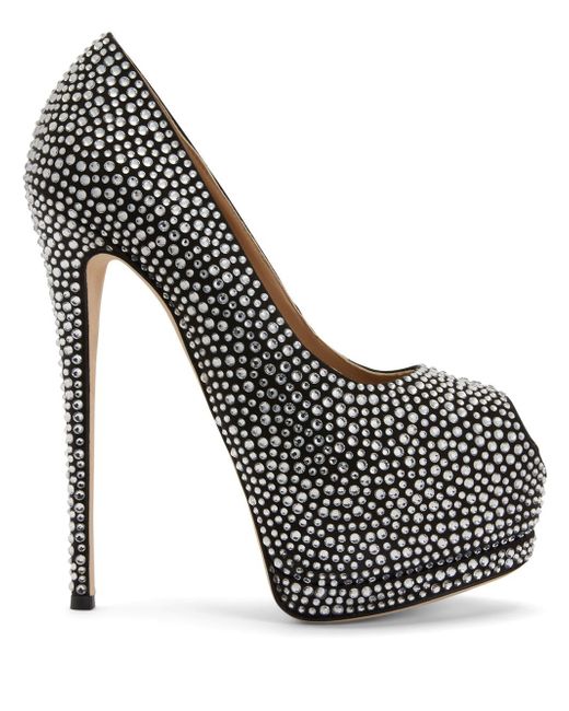 Giuseppe Zanotti Design Sharon 140mm rhinestone-embellished heels