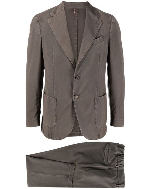 Dell'oglio single-breasted wool suit