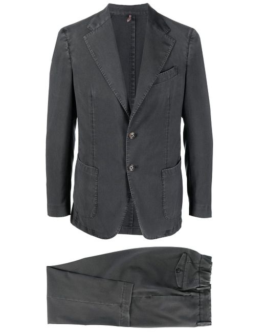 Dell'oglio single-breasted wool suit