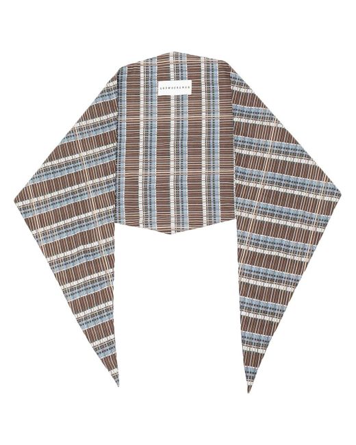 Onefifteen x Anowhereman stripe-print scarf