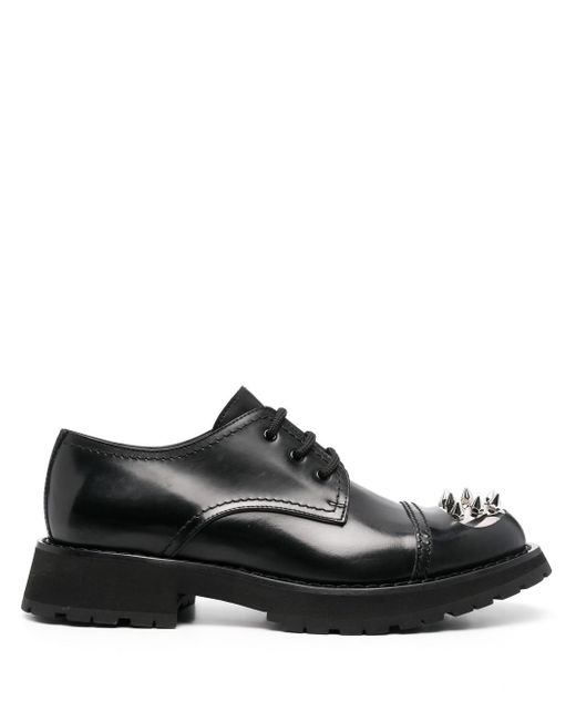 Alexander McQueen stud-embellished oxford shoes