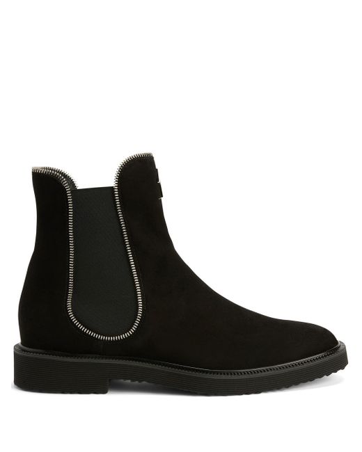 Giuseppe Zanotti Design zipper-lined suede boots