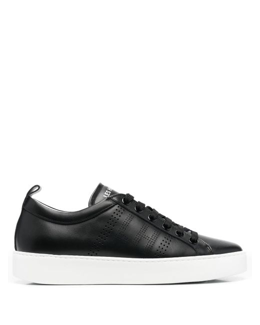 Les Hommes perforated-logo detail sneakers