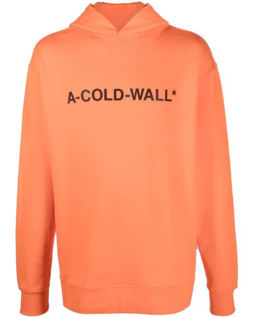 A-Cold-Wall logo printed hooded sweatshirt