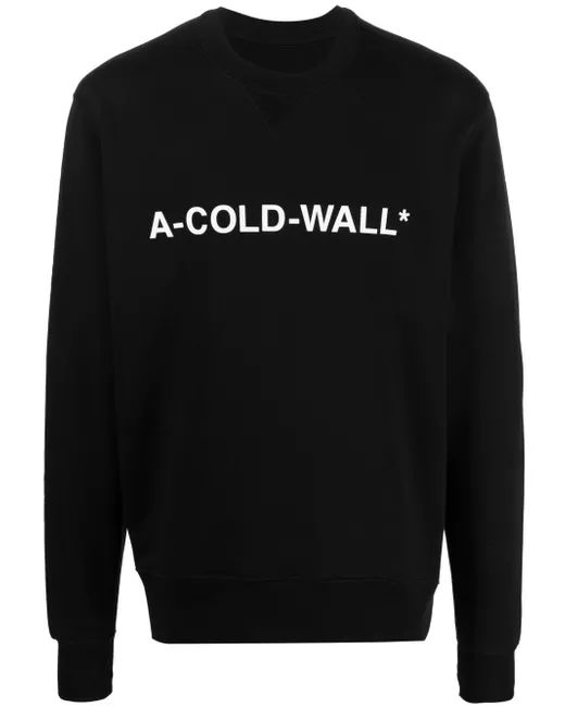 A-Cold-Wall logo-print crew neck sweatshirt