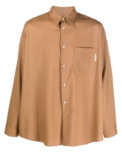Marni chest-pocket button-down shirt