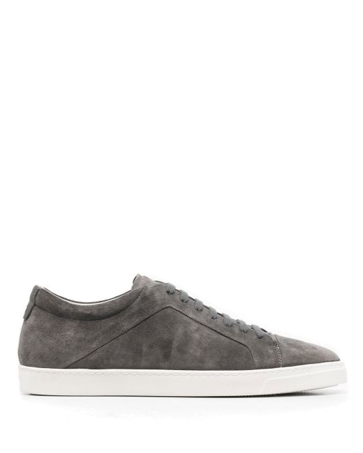 Giorgio Armani suede low-top sneakers