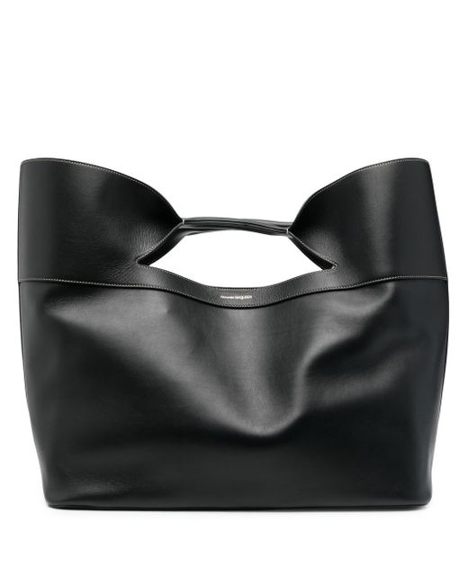 Alexander McQueen The Bow leather tote bag