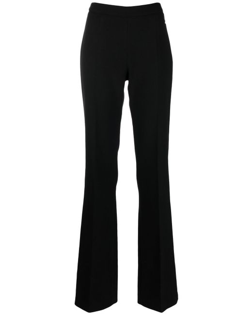 Just Cavalli logo-plaque flared tailored trousers