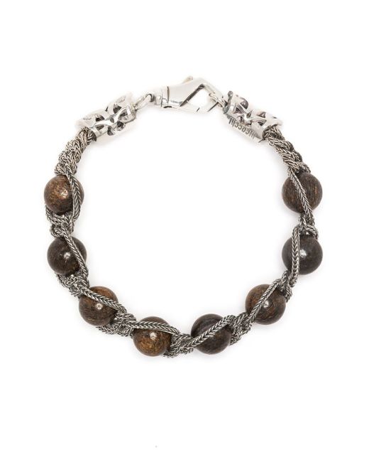 Emanuele Bicocchi braided bead bracelet
