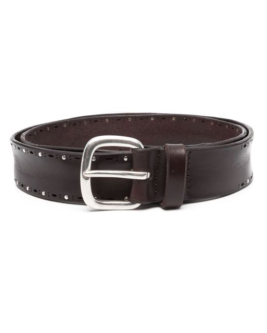 Orciani stud-embellished buckled belt