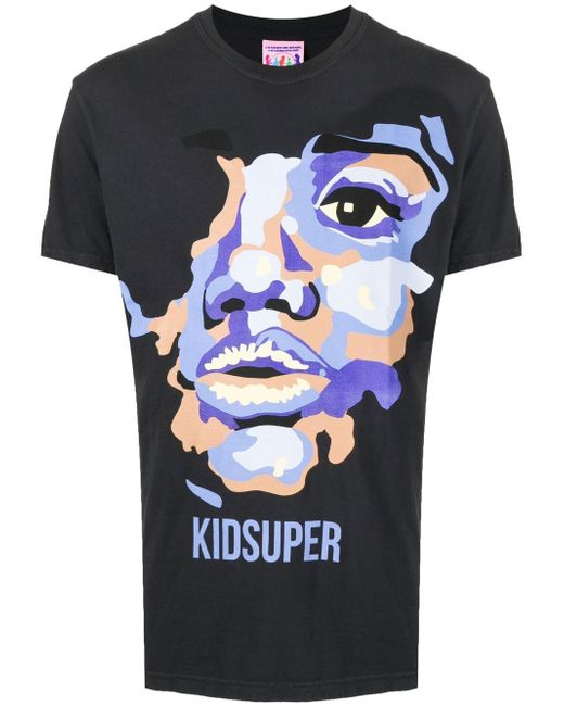 KidSuper Face graphic-print T-shirt