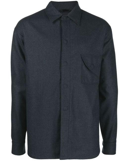 Giorgio Armani wool shirt jacket