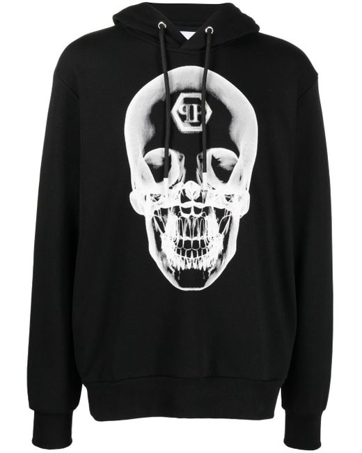 Philipp Plein skull print hoodie