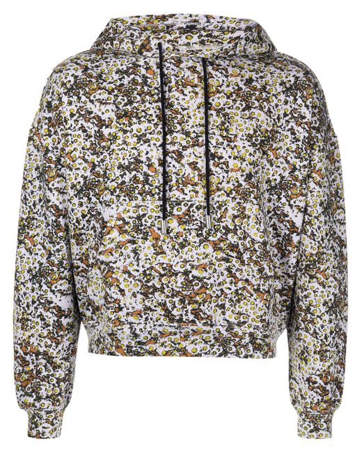 Eckhaus Latta graphic-print fleece hoodie