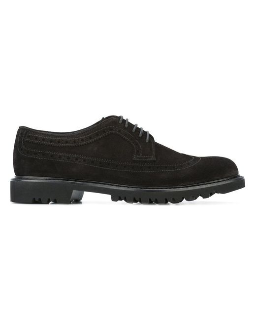 Giorgio Armani classic brogue shoes 7 Calf Leather/rubber