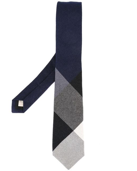 Burberry ribbed detailing tie Cashmere/Silk