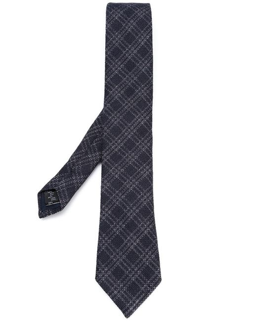 Tonello checked tie Silk/Wool/Nylon
