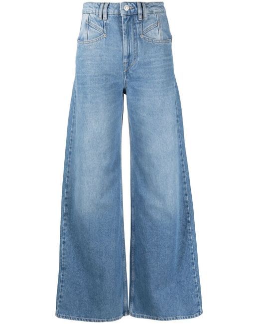 Isabel Marant Etoile wide-leg denim jeans