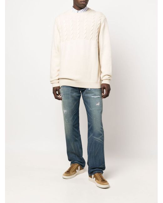 Polo Ralph Lauren distressed straight-leg jeans