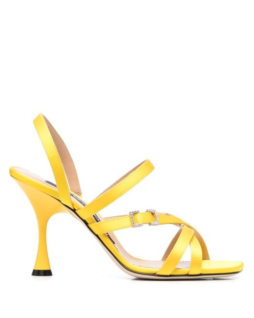 Sergio Rossi strappy 95mm leather sandals