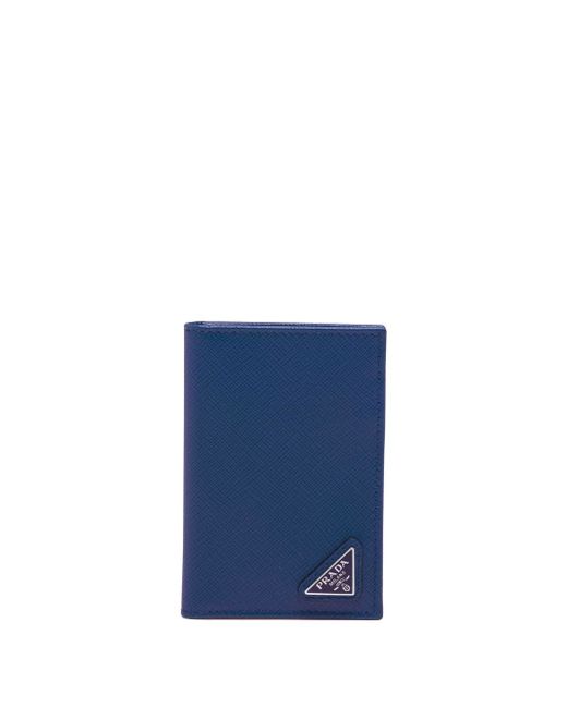 Prada triangle-logo Saffiano cardholder