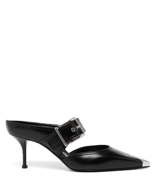 Alexander McQueen 65mm pointed-toe mules