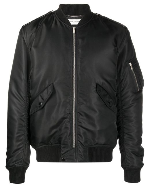 Saint Laurent zip-up bomber jacket