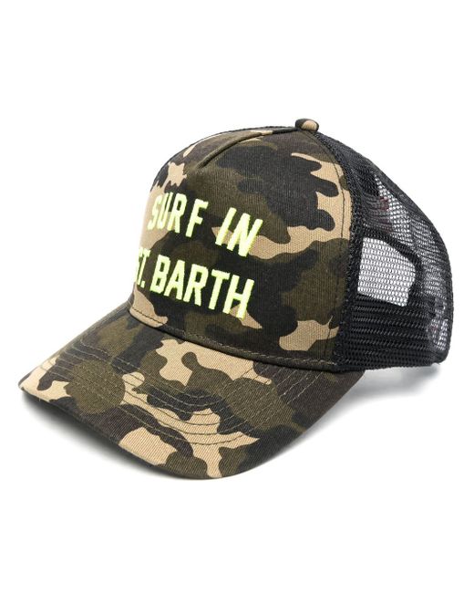 Mc2 Saint Barth army-print baseball cap