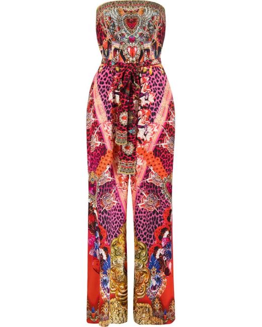 Camilla graphic-print jumpsuit