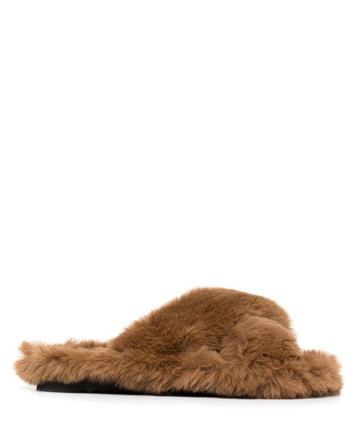 Apparis Biba faux-fur slippers