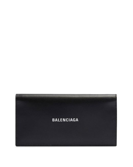 Balenciaga logo-print bi-fold wallet