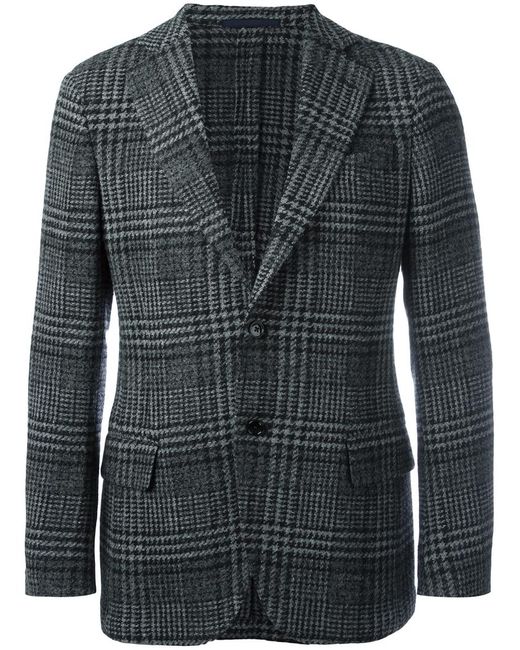Mp Massimo Piombo checked blazer 52 Wool/Cotton/Cupro
