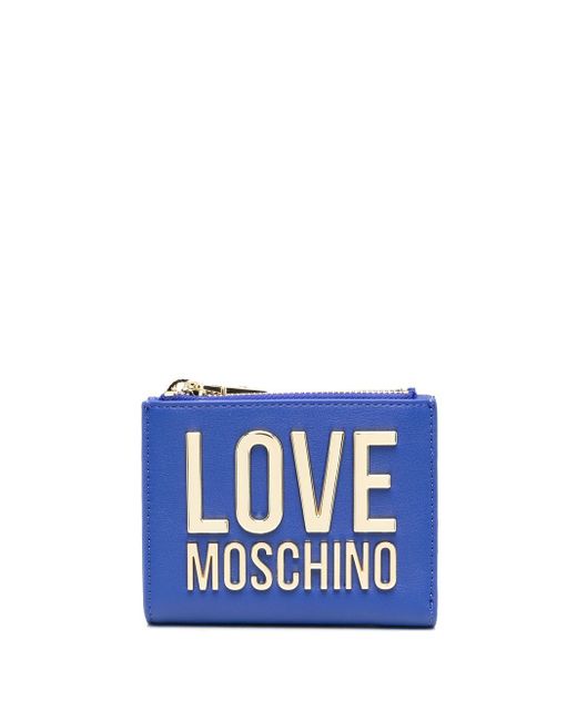 Love Moschino logo lettering bi-fold wallet