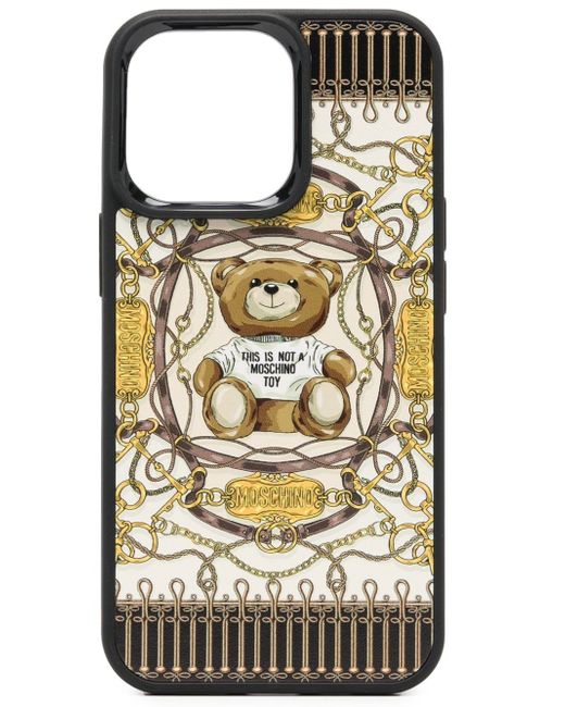 Moschino Teddy Bear-print iPhone 13 Pro case