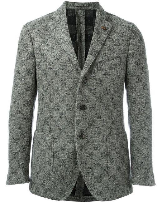 Gabriele Pasini checked blazer 52 Wool/Nylon/Polyester