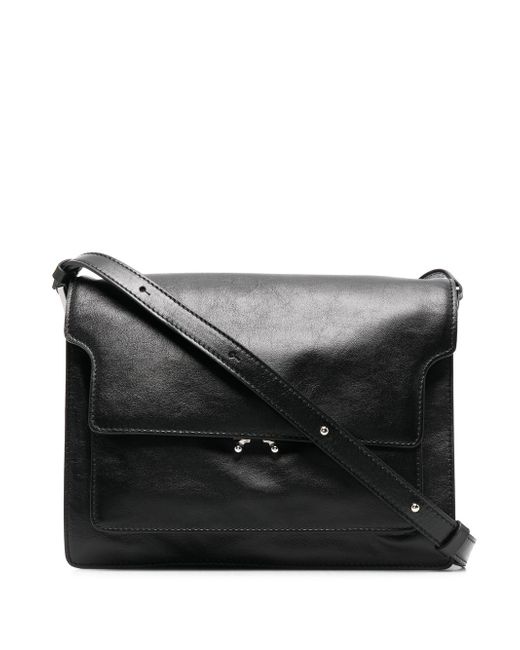 Marni leather messenger bag
