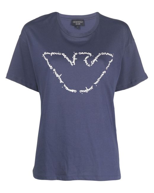 Emporio Armani logo-print cotton T-shirt