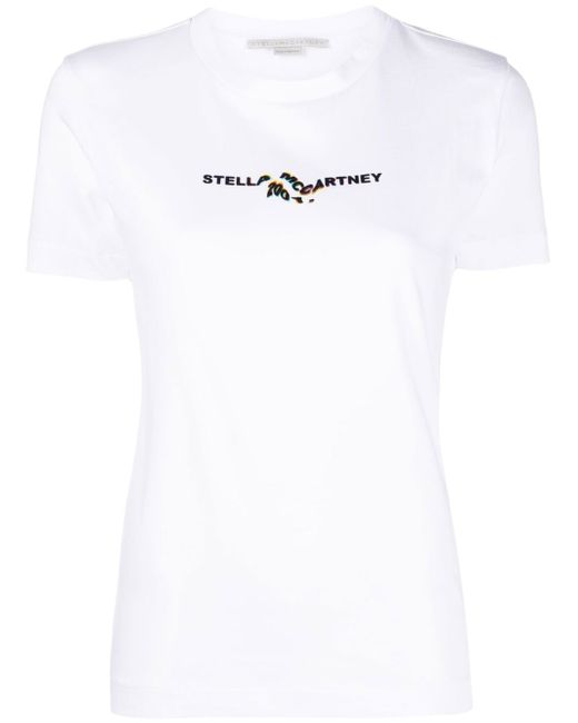 Stella McCartney 2001 glitch logo-print T-shirt