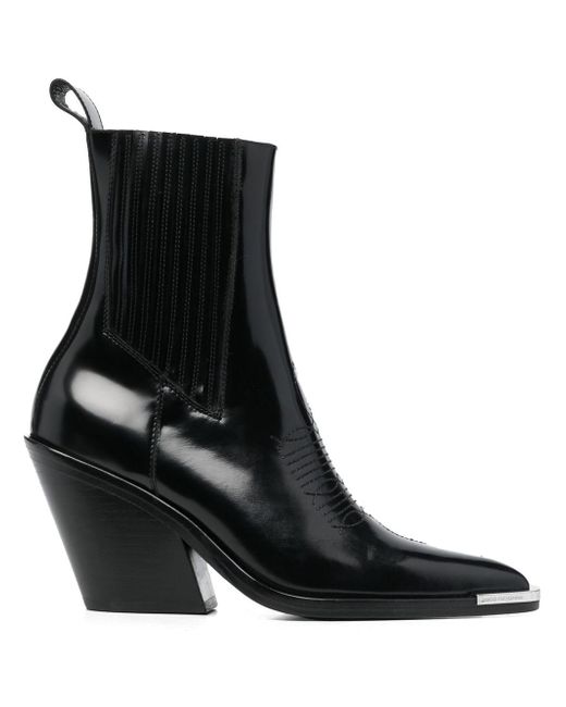 Paco Rabanne 95mm pointed-toe boots