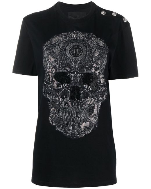 Philipp Plein skull-baroque print T-shirt