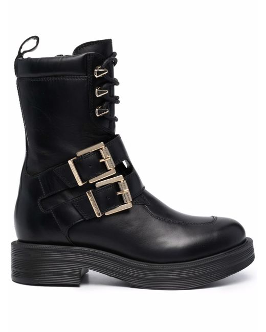 Love Moschino buckle-fastening boots
