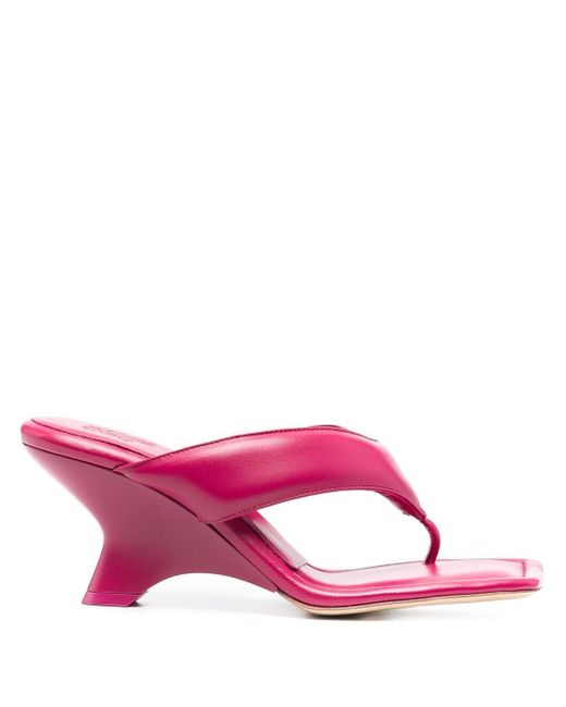 Giaborghini flip flop heeled sandals
